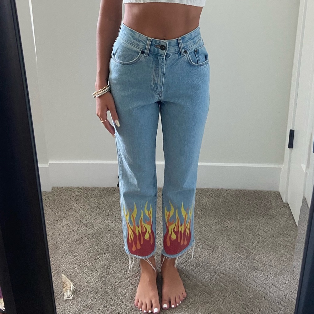 The Ragged Priest Flame Jeans